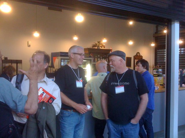 So is Stowe Boyd more awesome than Euan Semple? (That's David Weinberger talking to the hand.) So is Stowe Boyd more awesome than Euan Semple? (That's David 'Cluetrain Manifesto' Weinberger talking to the hand.)