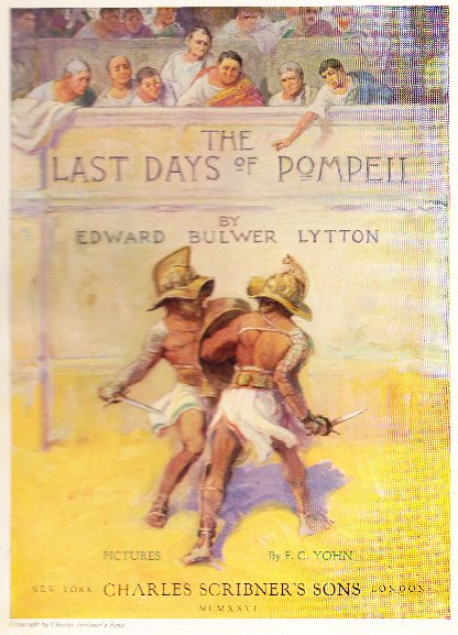 Title page for Last Days of Pompeii